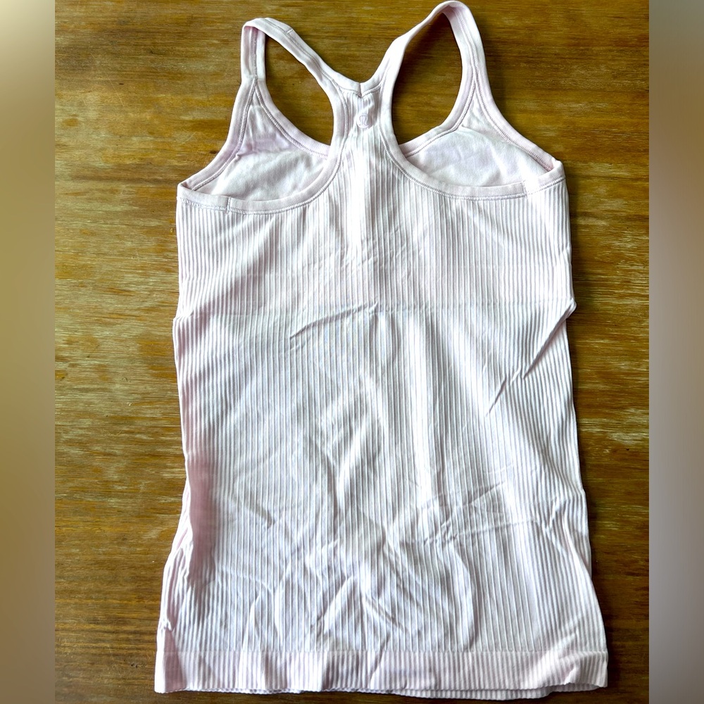 Lululemon Ebb to Street women’s tank top, flush pink